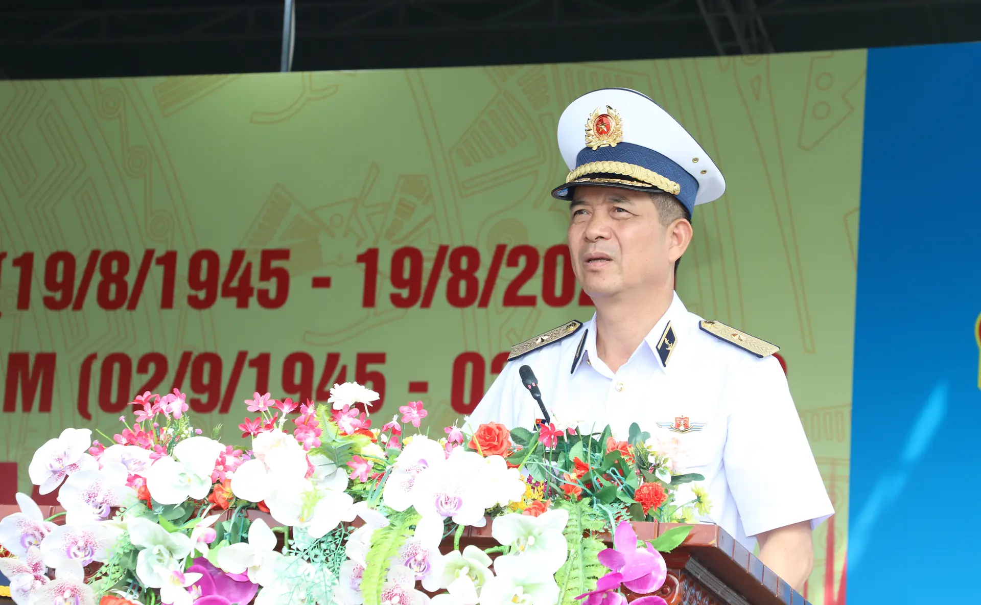 Thiếu tướng Nguyễn An phong phát biểu